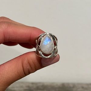 Handmade Moonstone Sterling Silver ring